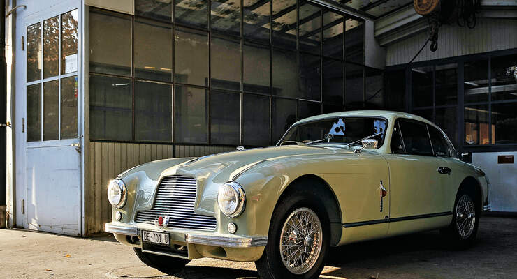 Aston Martin DB2, Seitenansicht