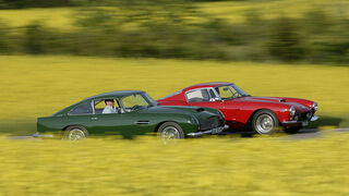 Aston Martin DB4 GT und Ferrari 250 SWB