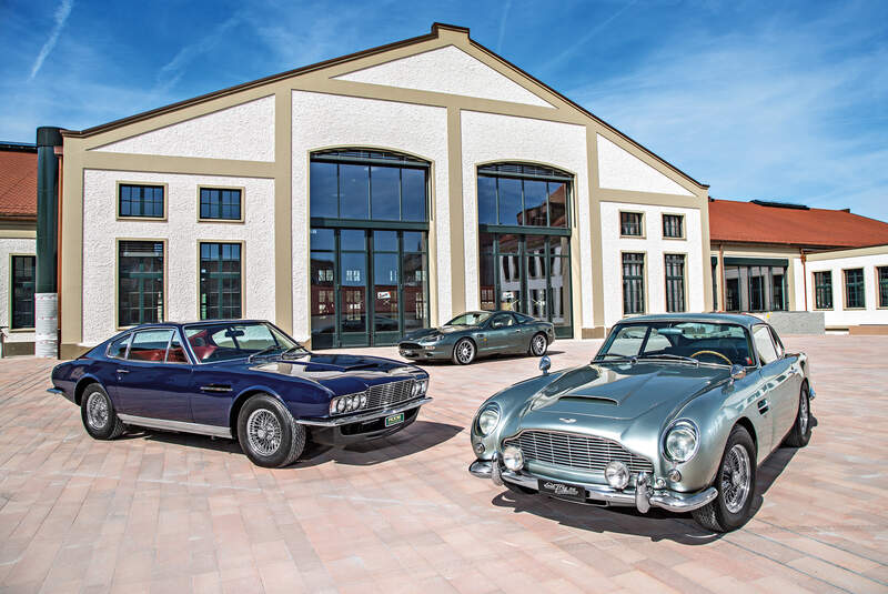 Aston Martin DB4 Vantage, DBS, DB7, Frontansicht