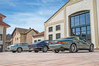 Aston Martin DB4 Vantage, DBS, DB7, Heckansicht