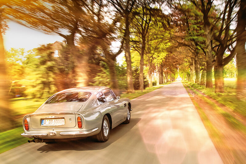 Aston Martin DB6 MK I, Heckansicht