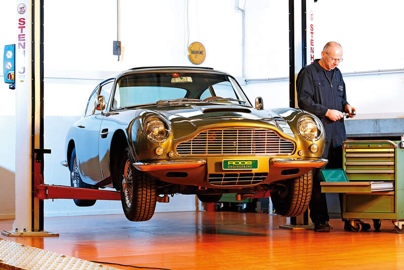 Aston Martin DB6, Werkstatt