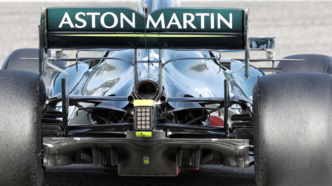 Aston Martin - Diffusor - Formel-1-Test - Bahrain - 2021