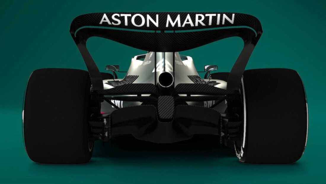 Aston Martin - F1-Auto 2022 - Team-Lackierung 