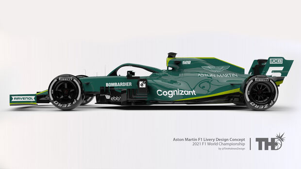Aston Martin - Formel 1 - Livery-Concept 2021 - Tim Holmes Design