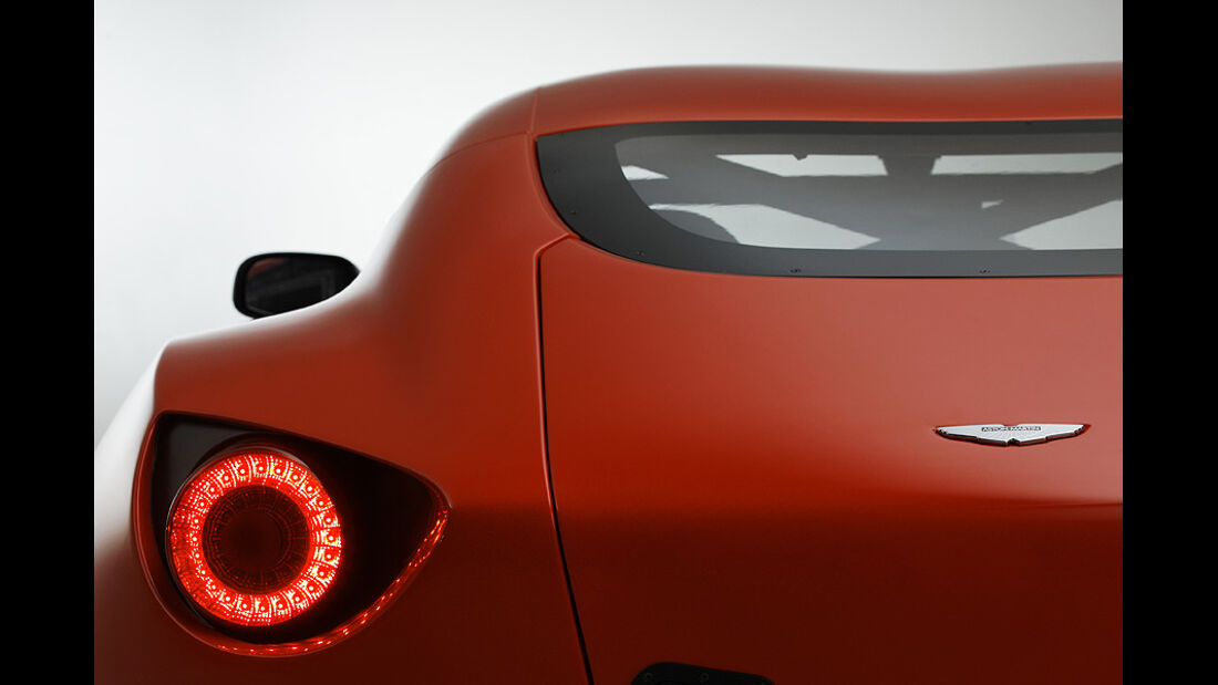 Aston Martin V12 Zagato Concept, Rücklicht Dach