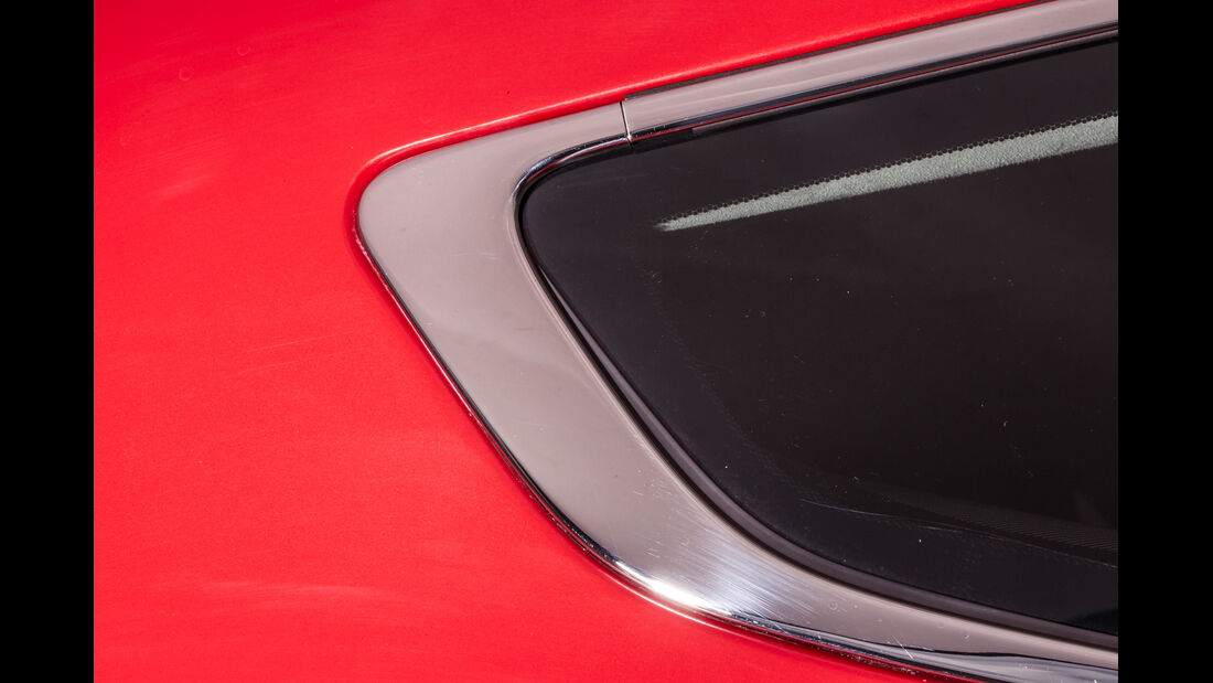 Aston Martin V8 Vantage, Seitenfenster, Detail