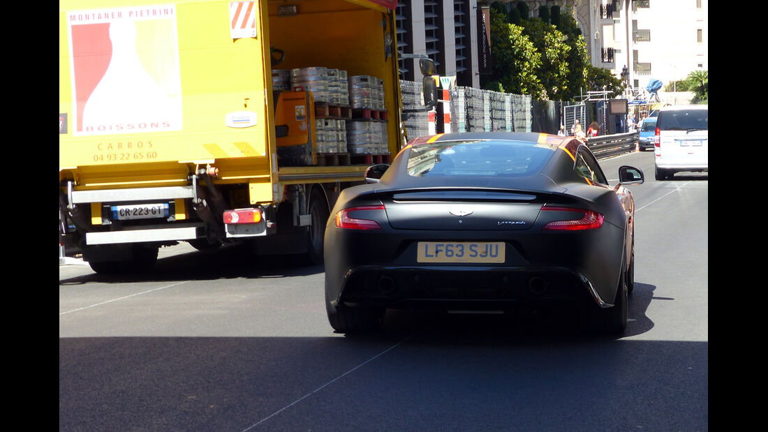 Aston Martin Vanquish - Car Spotting - Formel 1 - GP Monaco - 25. Mai 2014