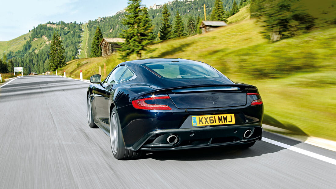 Aston Martin Vanquish, Heckansicht