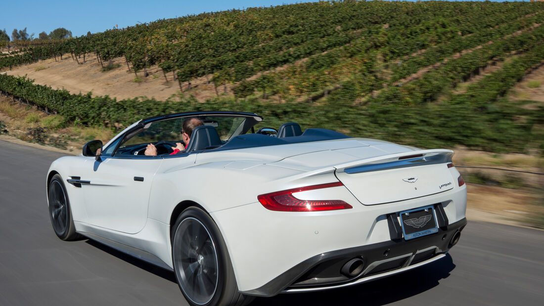 Aston Martin Vanquish Volante, Heckansicht