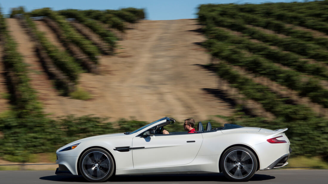 Aston Martin Vanquish Volante, Seitenansicht