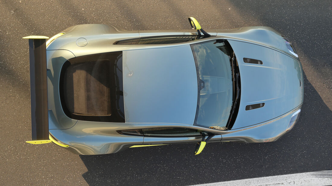 Aston Martin Vantage GT8, Draufsicht