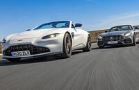 Aston Martin Vantage Roadster, Mercedes-AMG GT Roadster, Exterieur