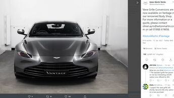 Aston Martin Vantage neuer Grill