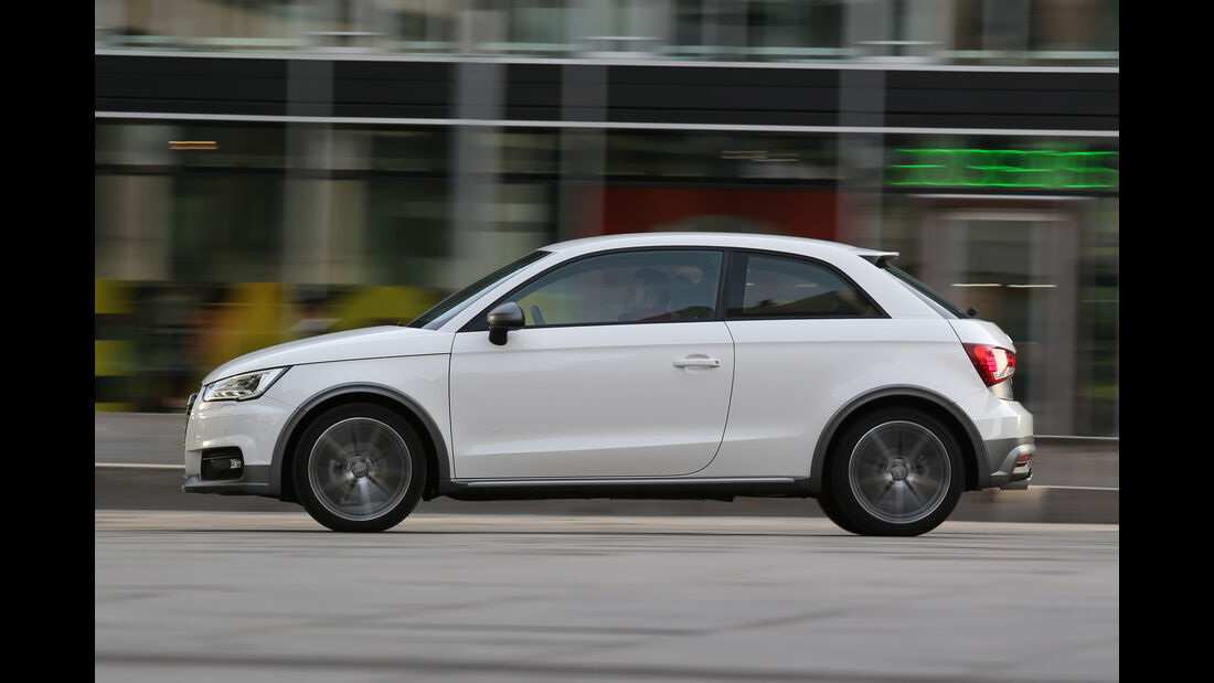 Audi A1 1.0 TFSI, Seitenansicht