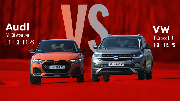 Audi A1 Citycarver 30 Tfsi Und Vw T Cross 1 0 Tsi Im Test Auto Motor Und Sport