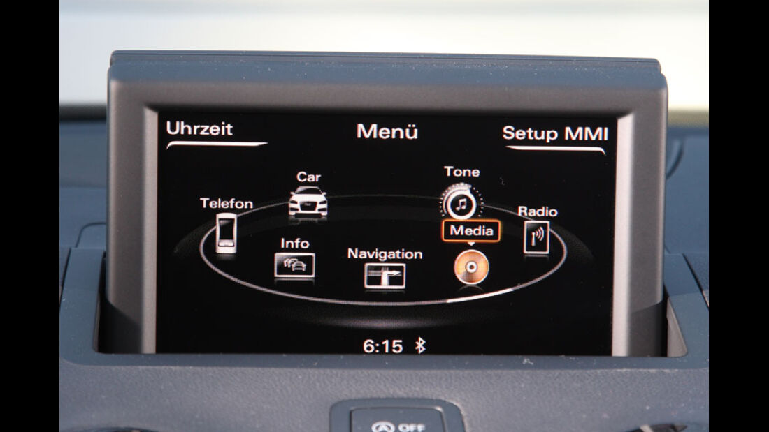 Audi A1, Multimedia-Bedienung