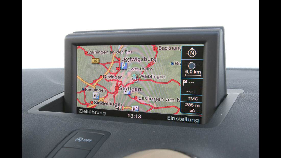 Audi A1, Navigationssystem