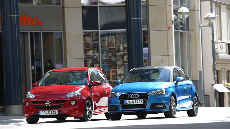 Audi A1 Und Opel Adam Test Sportliche Kleinwagen Im Duell Auto Motor Und Sport