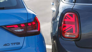 Audi A1 Sportback 40 TFSI, Mini Viertürer Cooper S, Exterieur