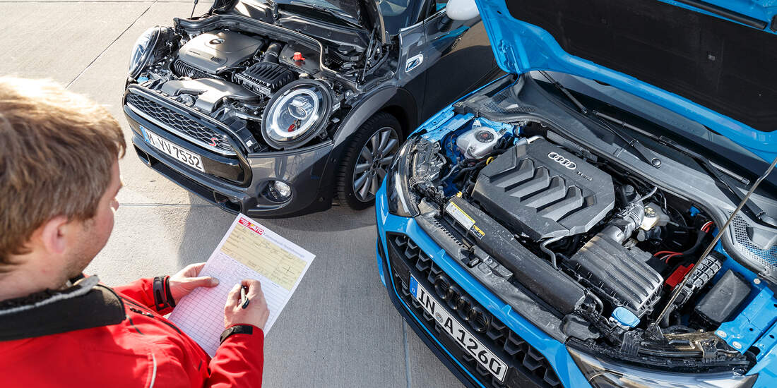Audi A1 Sportback 40 Tsfi Und Mini Viertürer Cooper S Im Test Auto