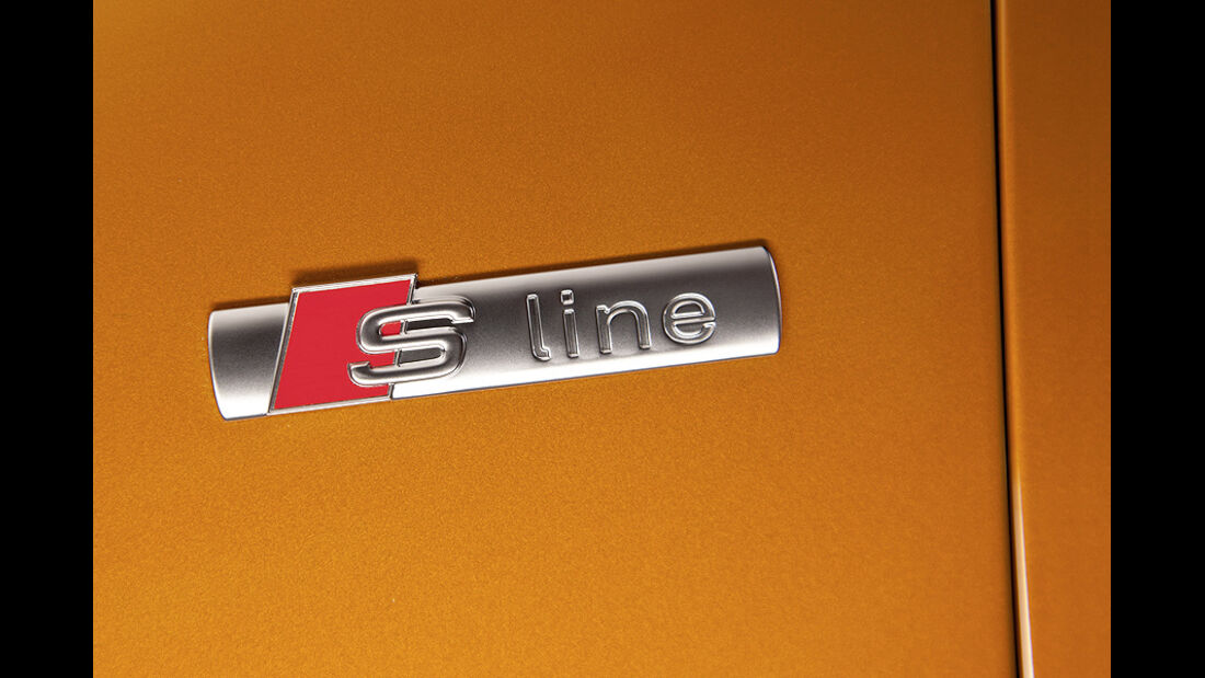 Audi A1 Sportback, Schriftzug S-Line