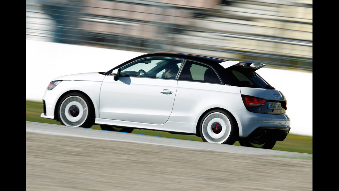 Audi A1 quattro, Seitenansicht