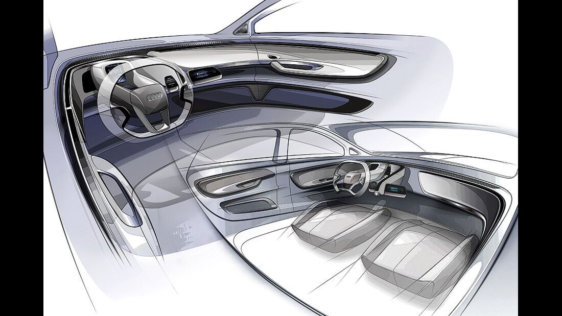 Audi A2 Concept, Innenraum