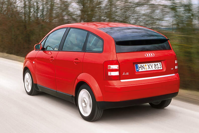 Audi A2, Heckansicht