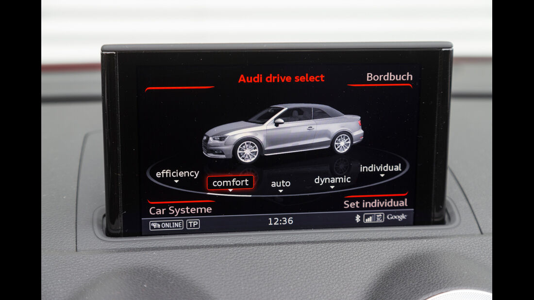Audi A3 Cabrio 1.8 TFSI, Infotainment, Display