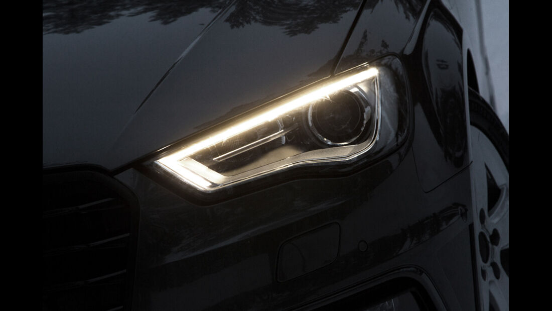 Audi A3, Detail, Frontscheinwerfer