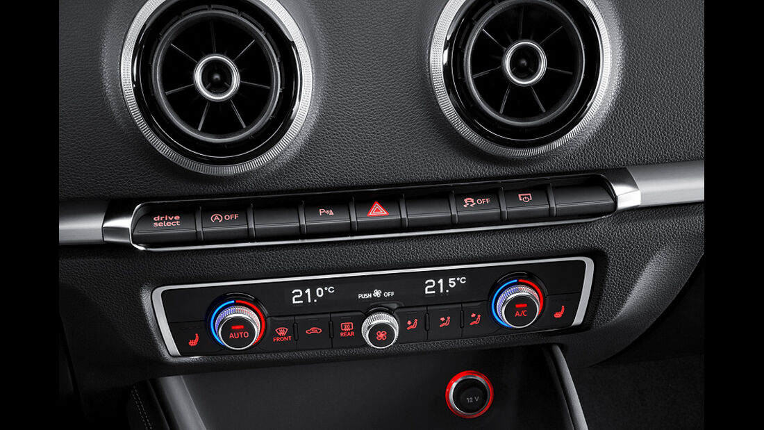 Audi A3 Innenraum, Klimaanlage