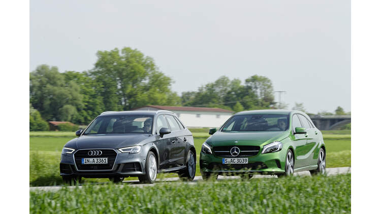 Audi A3 Vs Mercedes A Klasse Hat Audi Die Nase Vorn Auto Motor Und Sport