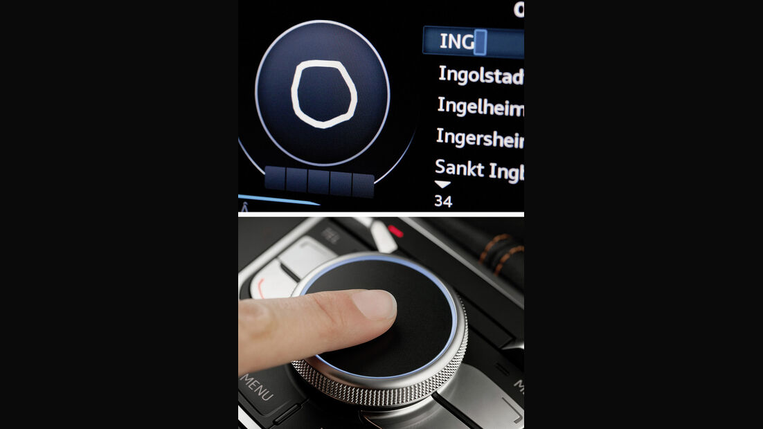 Audi A3, Navigation, Touchwheel