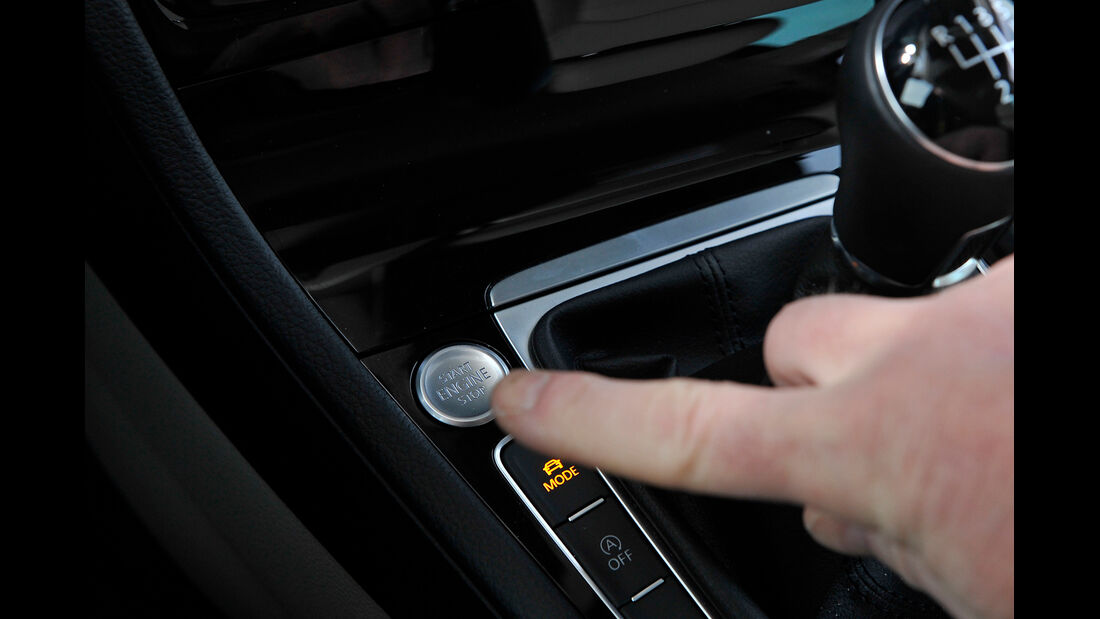 Audi A3 Sportback 2.0 TDI, Start-Stopp-Automatik, Bedienelement