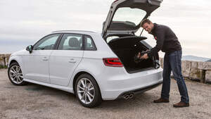 Audi A3 Sportback, Kofferraum, Heckklappe