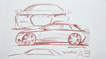 Audi A3, Zeichnung