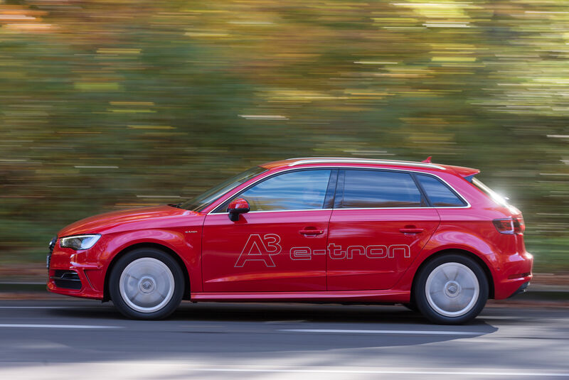 Audi A3 e-tron, Seitenansicht