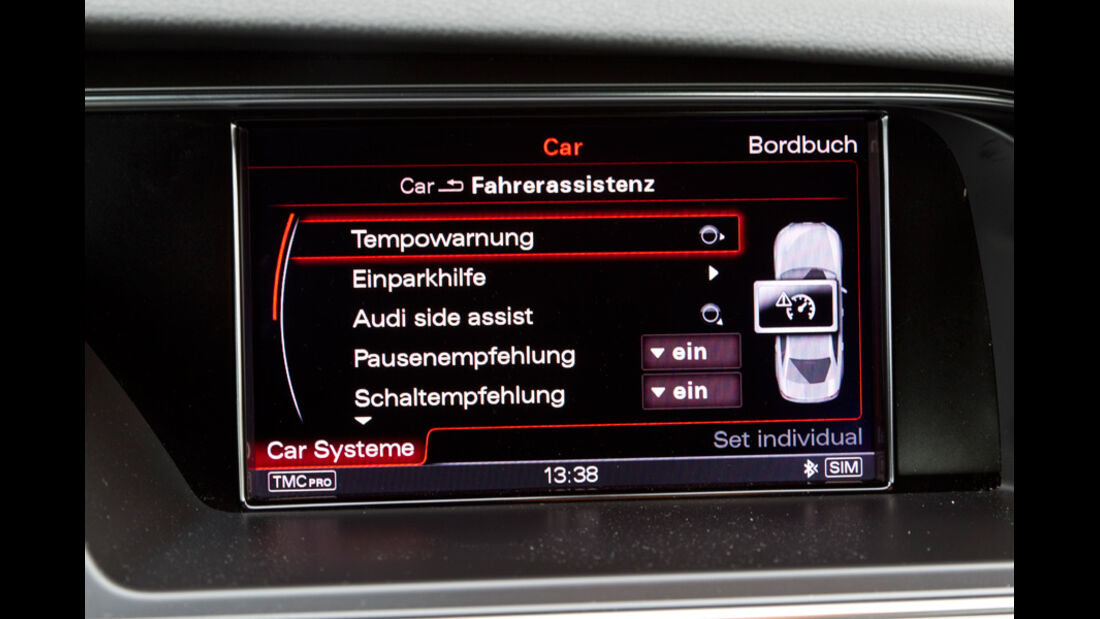 Audi A4 1.8 TFSI, Bildschirm, Programm
