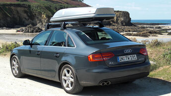 Audi A4 2.0 TDI, Dachgepäckträger, Bretagne, Meer
