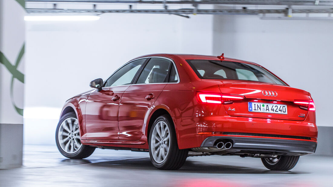 Audi A4 3.0 TDI Quattro, Heckansicht