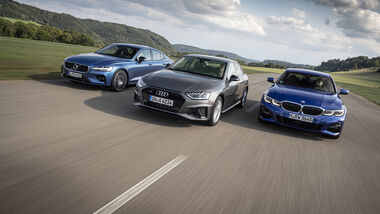 Audi A4 45 TFSI Quattro, BMW 330i, Volvo S60 T5, Exterieur