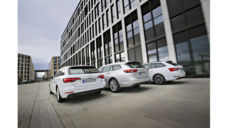 Test Audi Avant Opel Insignia Und Skoda Superb Combi Auto Motor Und Sport