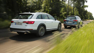 Audi A4 Allroad Quattro 2.0 TFSI, VW Passat Alltrack 2.0 TSI 4Motion 