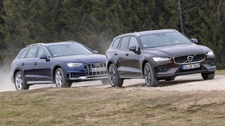 Audi A4 Allroad, Volvo V60 Cross Country, Exterieur