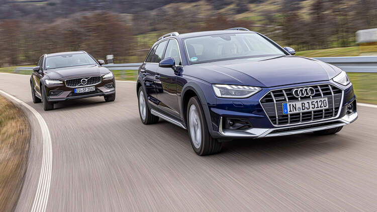 Audi A4 Allroad Volvo V60 Cross Country Im Test Auto Motor Und Sport