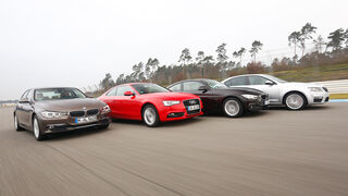 Audi A5 2.0 TDI, BMW 320d, BMW 420d, Skoda Octavia RS 2.0 TDI