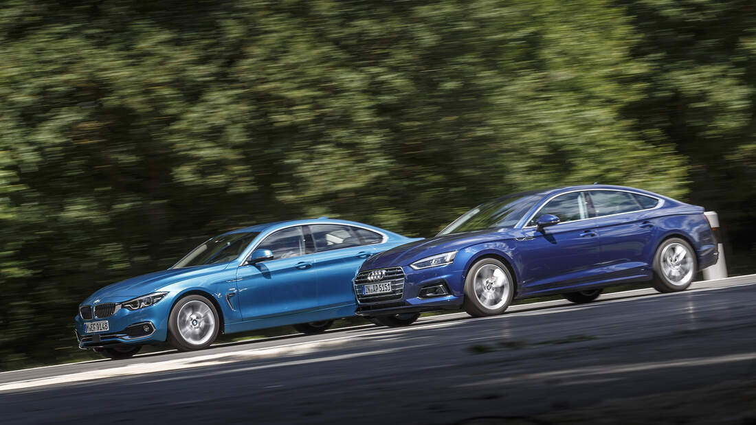 Audi A5 Sportback 2 0 Tdi Und Bmw 420d Gran Coup 233 Im Test