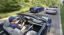 Audi A5 40 TDI Cabrio, BMW 420d Cabrio, Mercedes C 220 d Cabrio, Exterieur