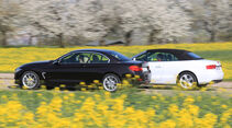 Audi A5 Cabrio, BMW Vierer Cabrio, Seitenansicht
